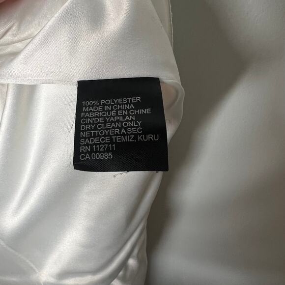 Jay Godfrey White Flounce Hem Mini Dress Size 6 - Picture 6 of 8